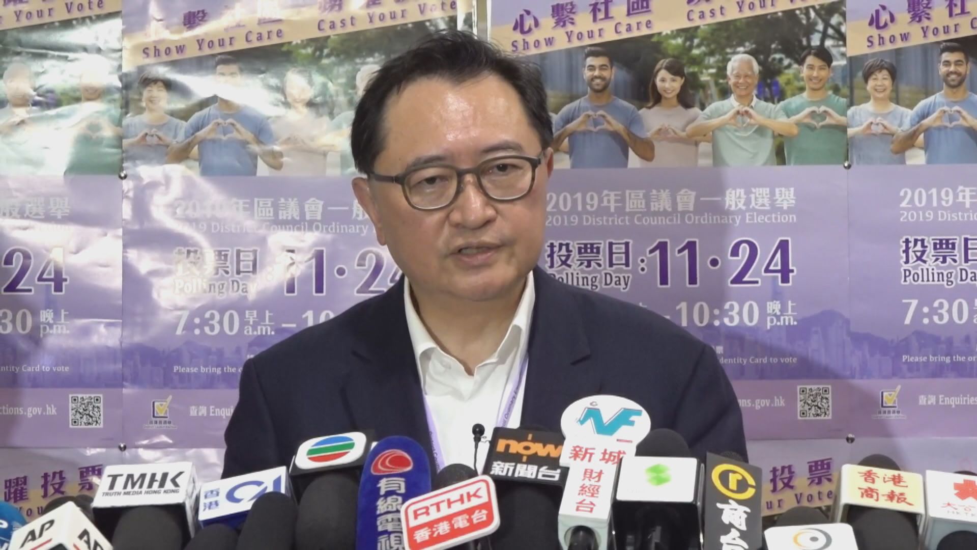 立法會選舉投票日　馮驊：希望工作人員靈活應變