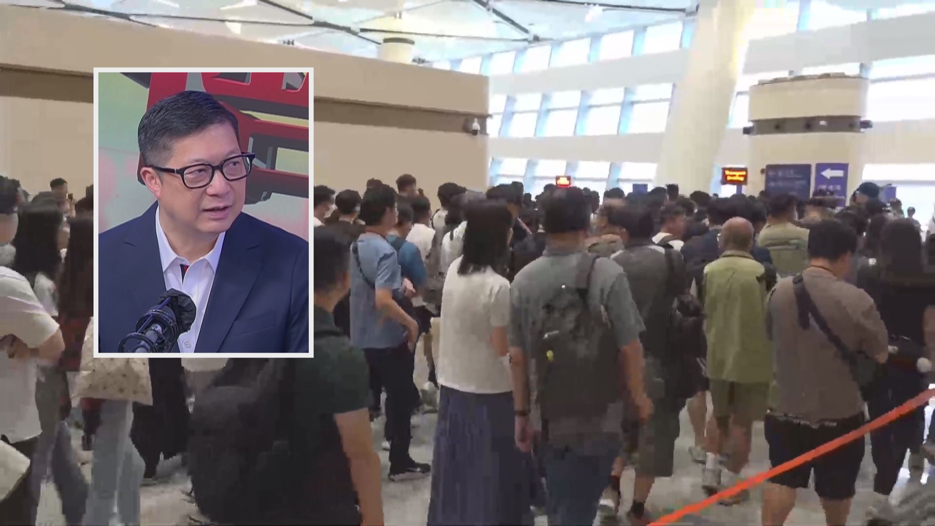 新皇崗口岸｜鄧炳強：本周六萬人壓力測試將有一千輛車參與 前兩次演練已改善交通指示