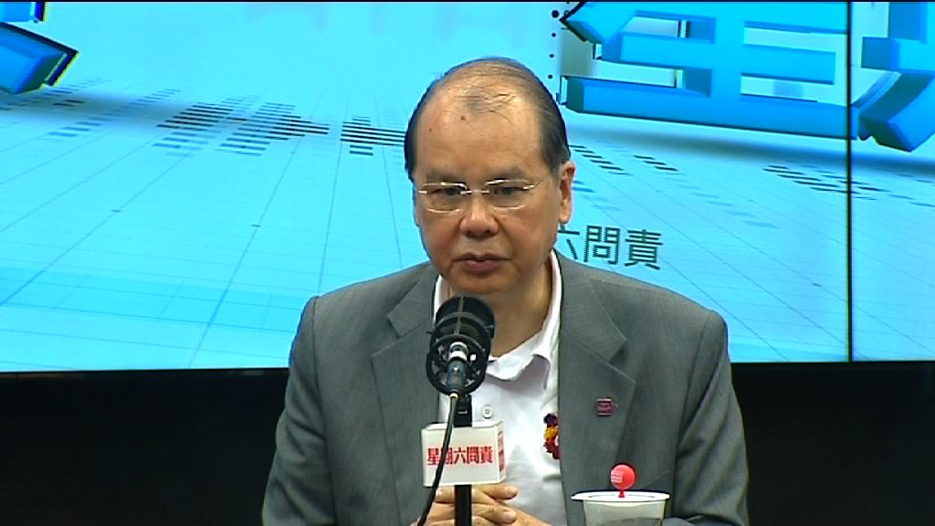 張建宗不評論蔡若蓮是否任副局長