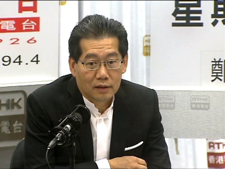 蘇錦樑：環球市況及周邊城市減訪港意慾