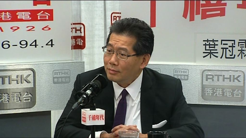 蘇錦樑：七月整體訪港旅客有回升