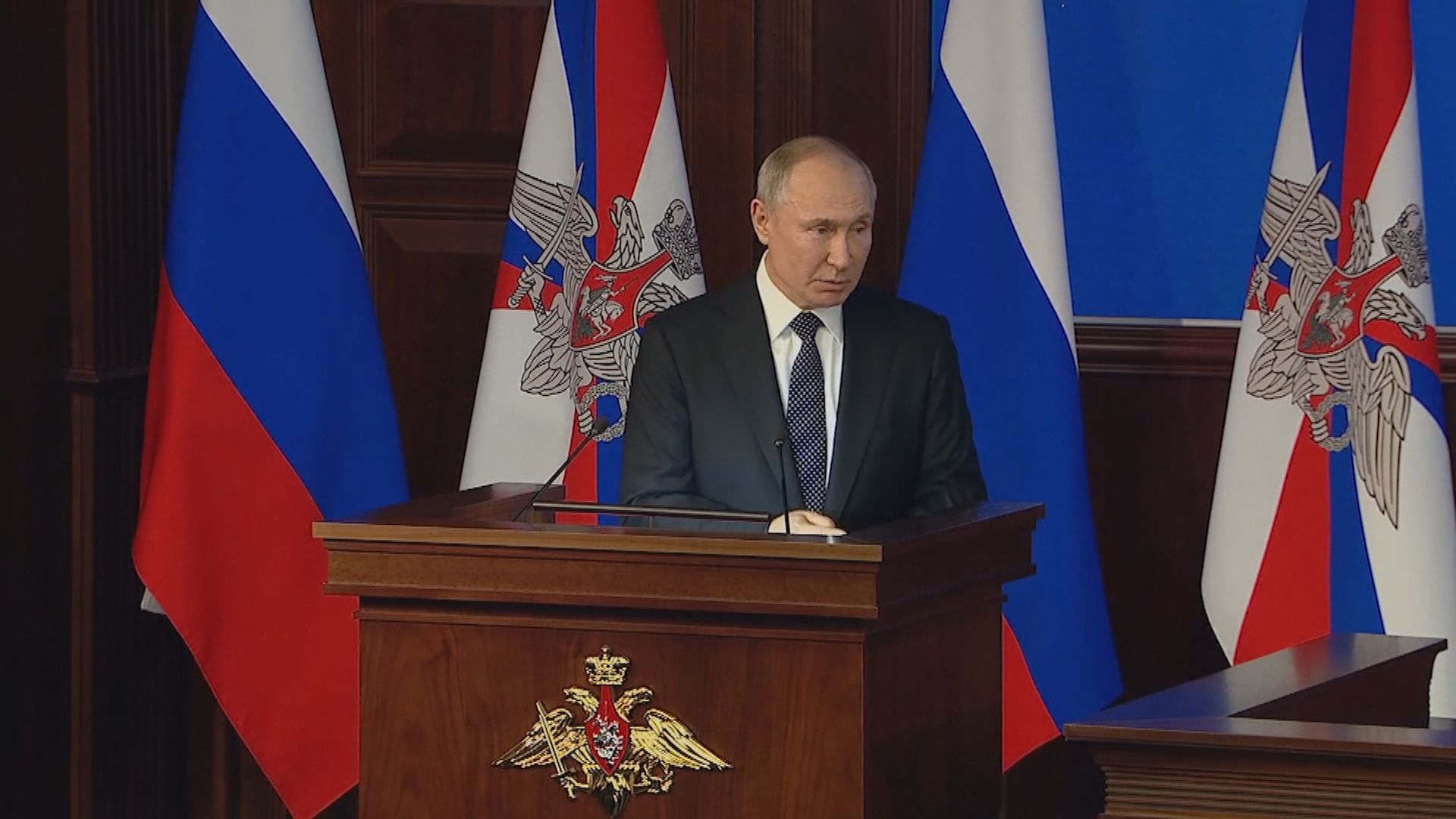 普京︰俄羅斯在軍事競賽超越美國