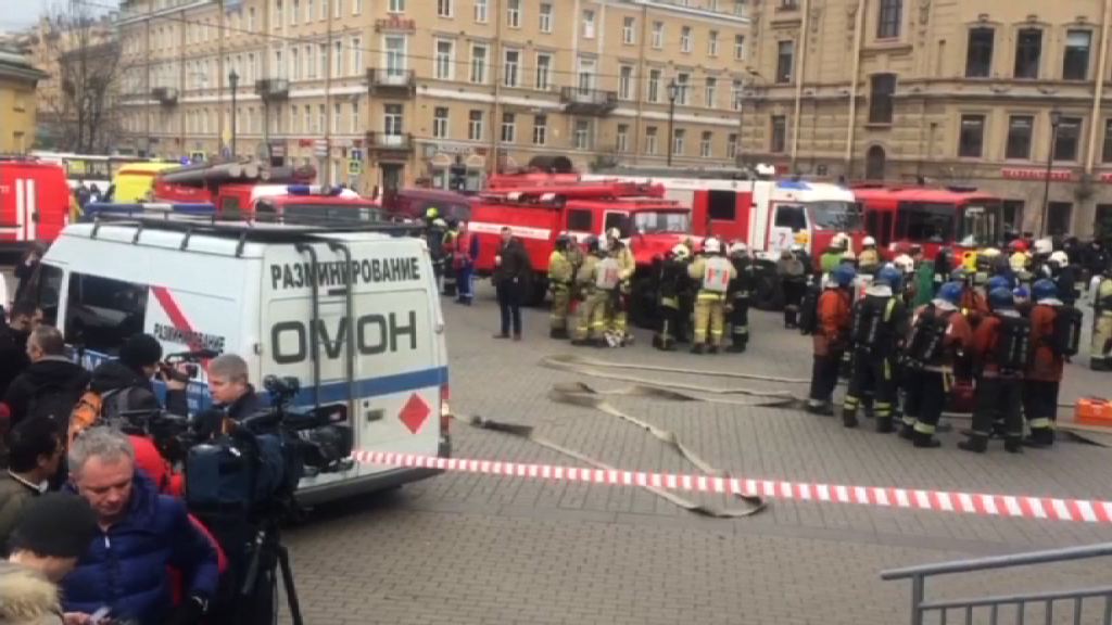 聖彼得堡地鐵接獲炸彈威脅車站關閉