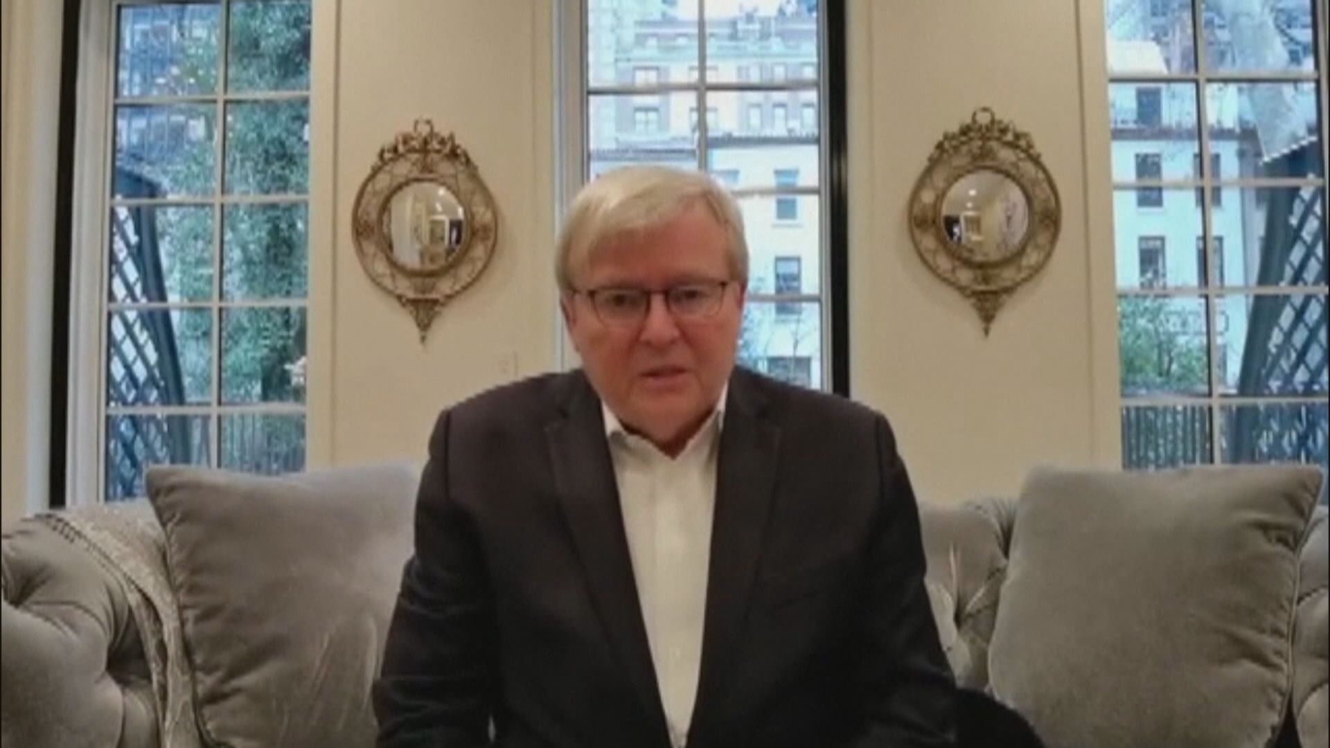 澳洲前總理陸克文呼籲各國團結對抗中國脅迫