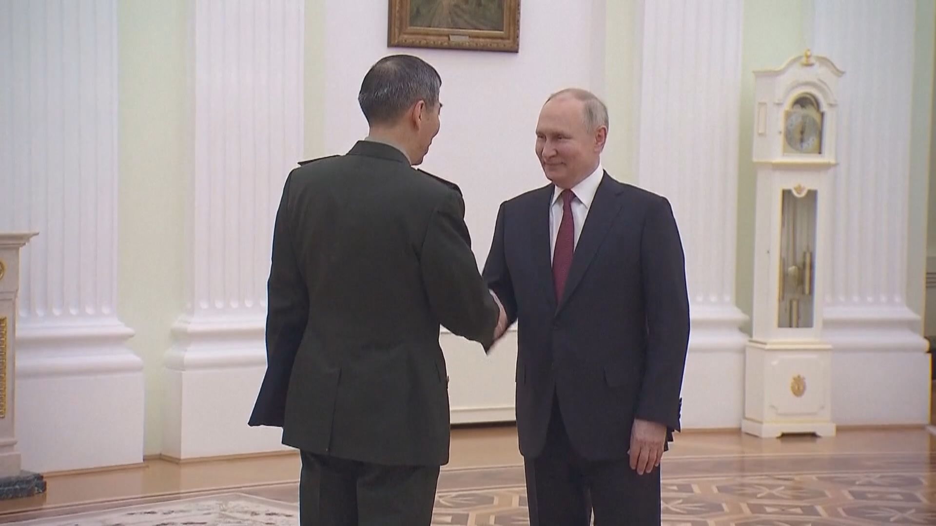 普京指俄中軍事合作在兩國關係中佔重要地位