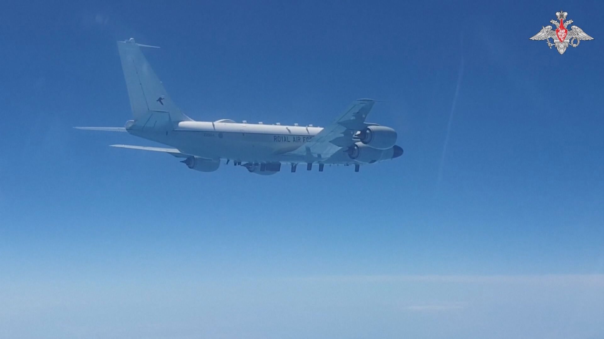 俄軍戰機於黑海上空攔截英軍飛機