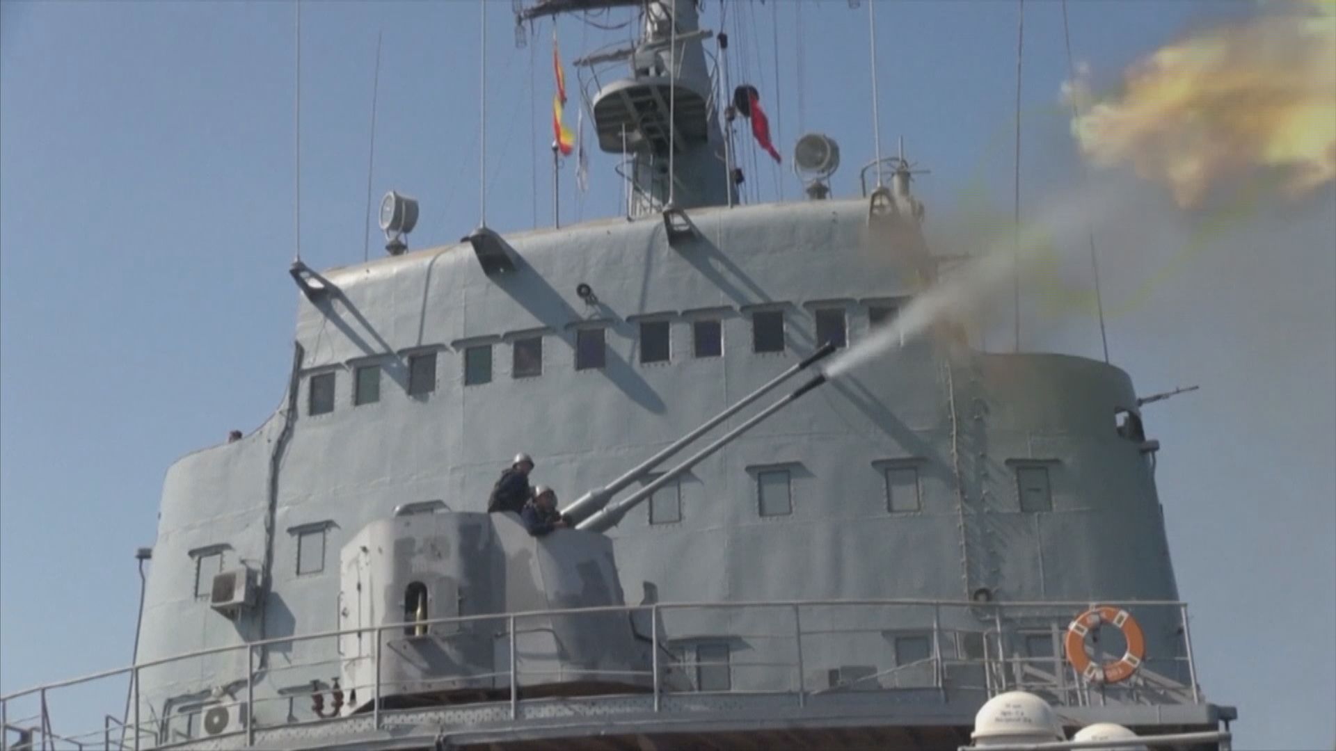 俄羅斯在黑海進行軍事演習