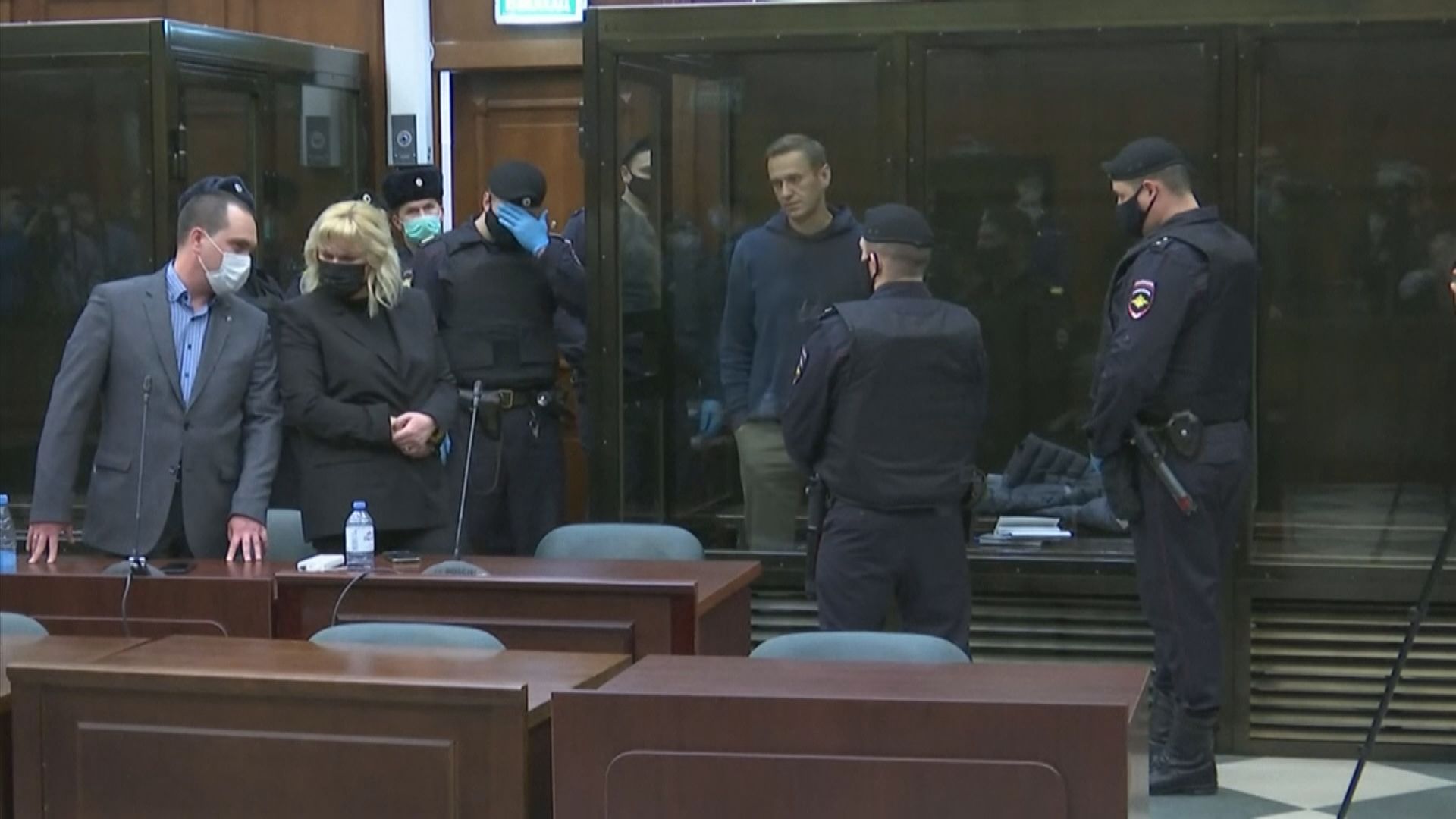 俄羅斯反對派領袖納瓦爾尼遭判囚三年半