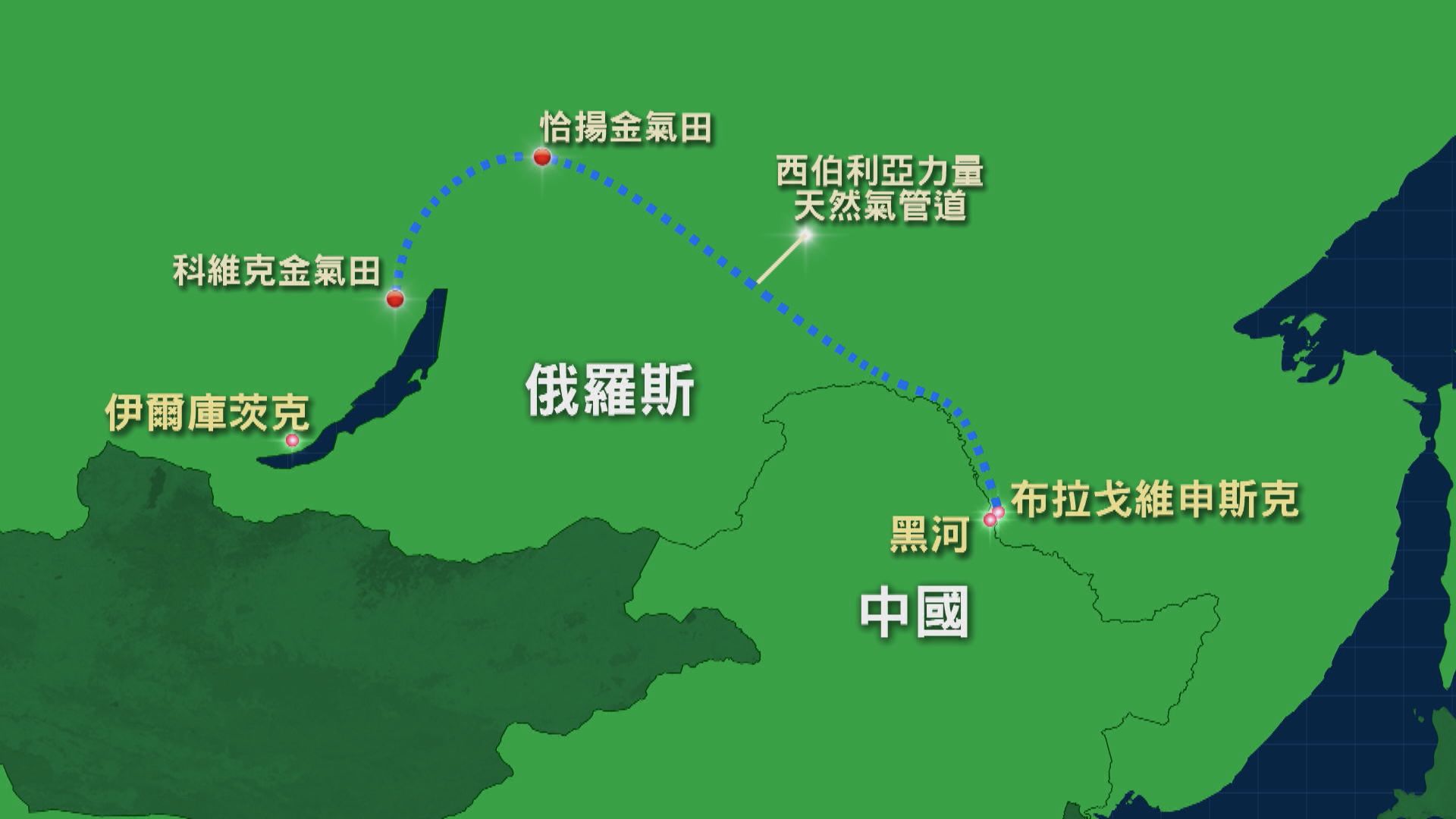 中俄東線天然氣管道正式開通