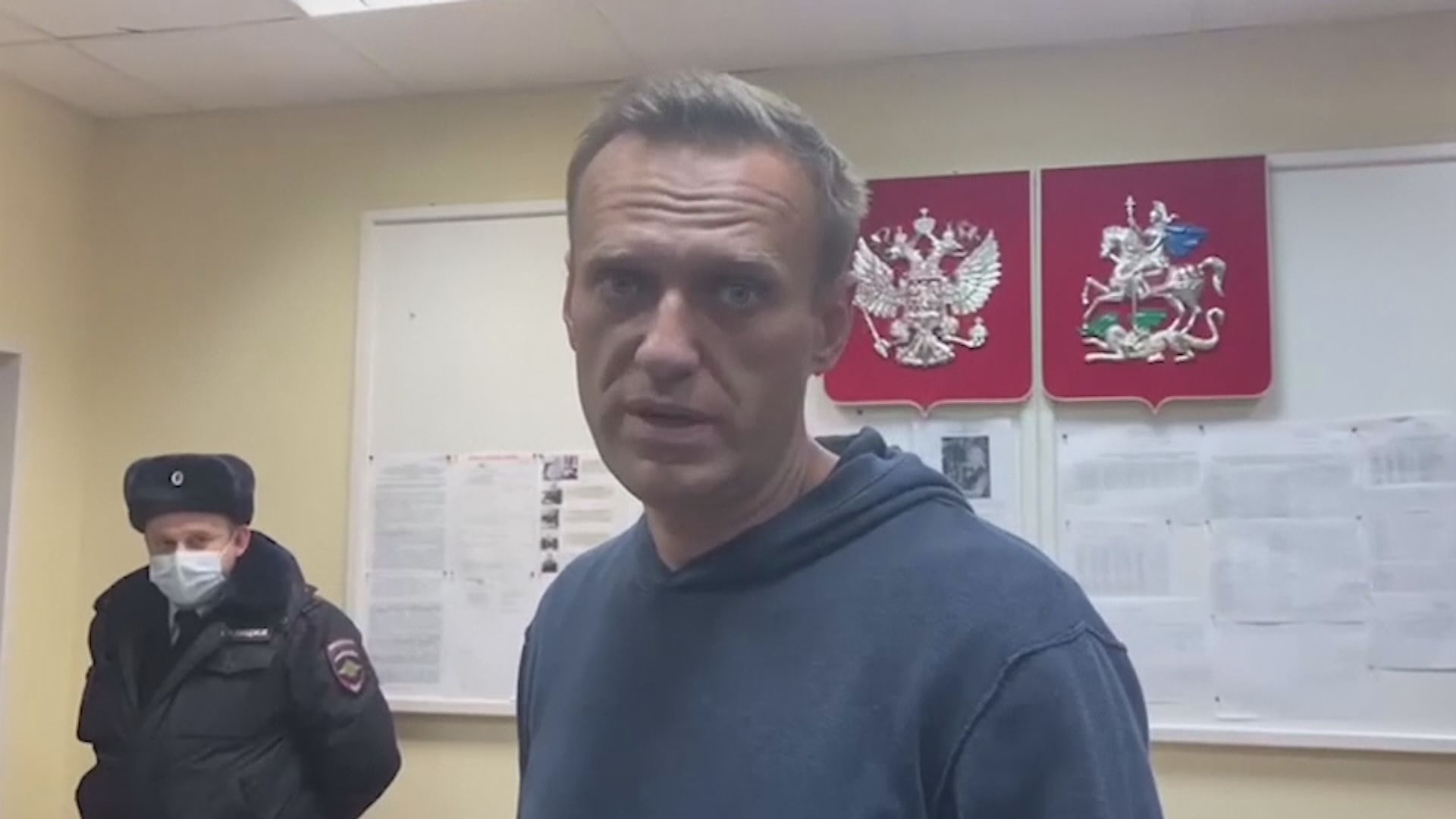 俄羅斯多處有示威抗議拘捕納瓦爾尼