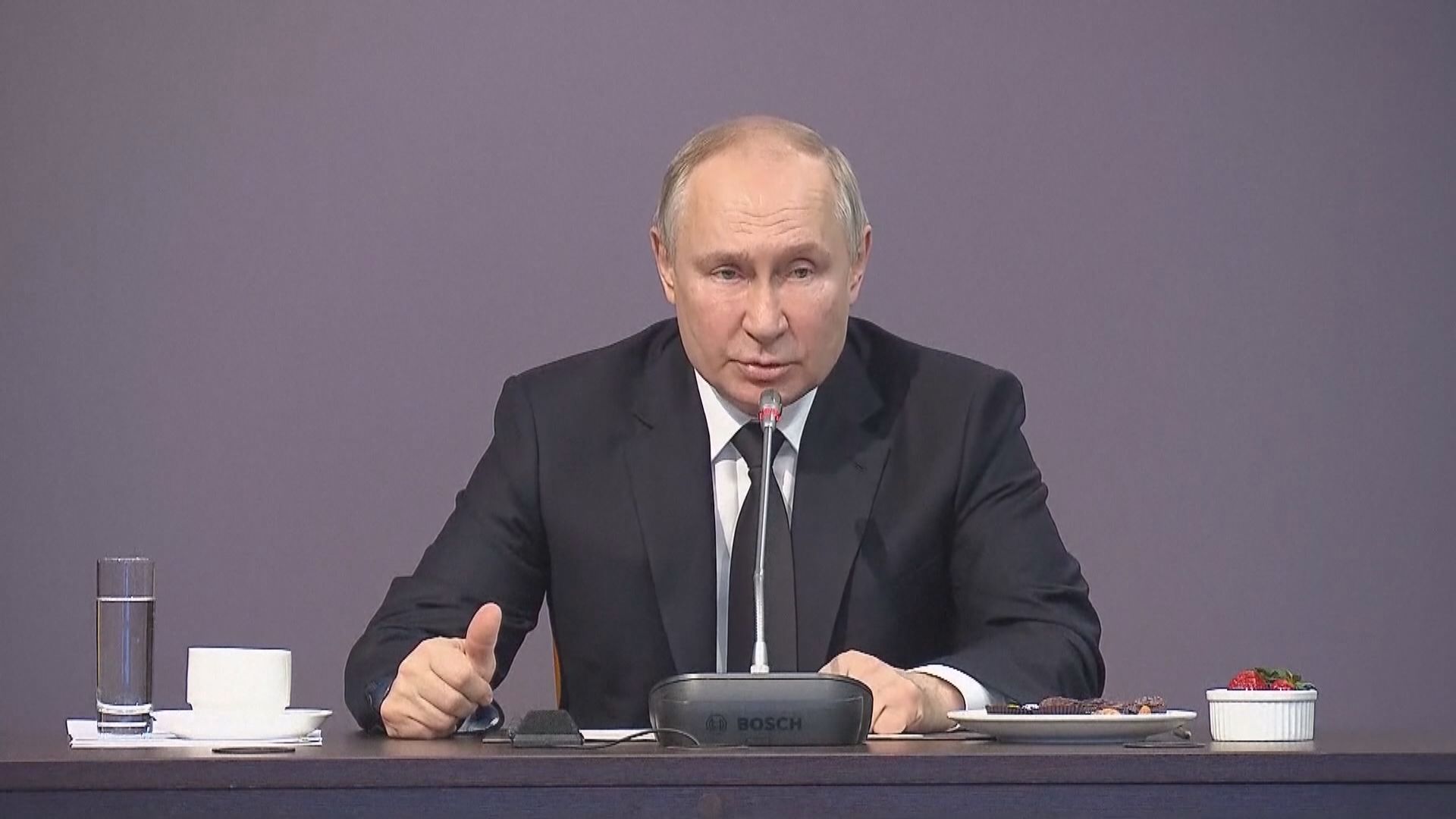 普京相信俄軍會在烏克蘭特別軍事行動中取勝