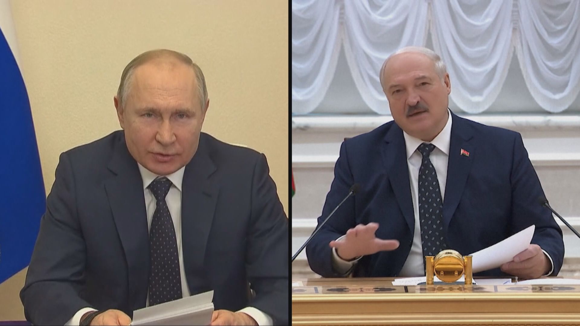 普京據報再與白俄總統盧卡申科通電話