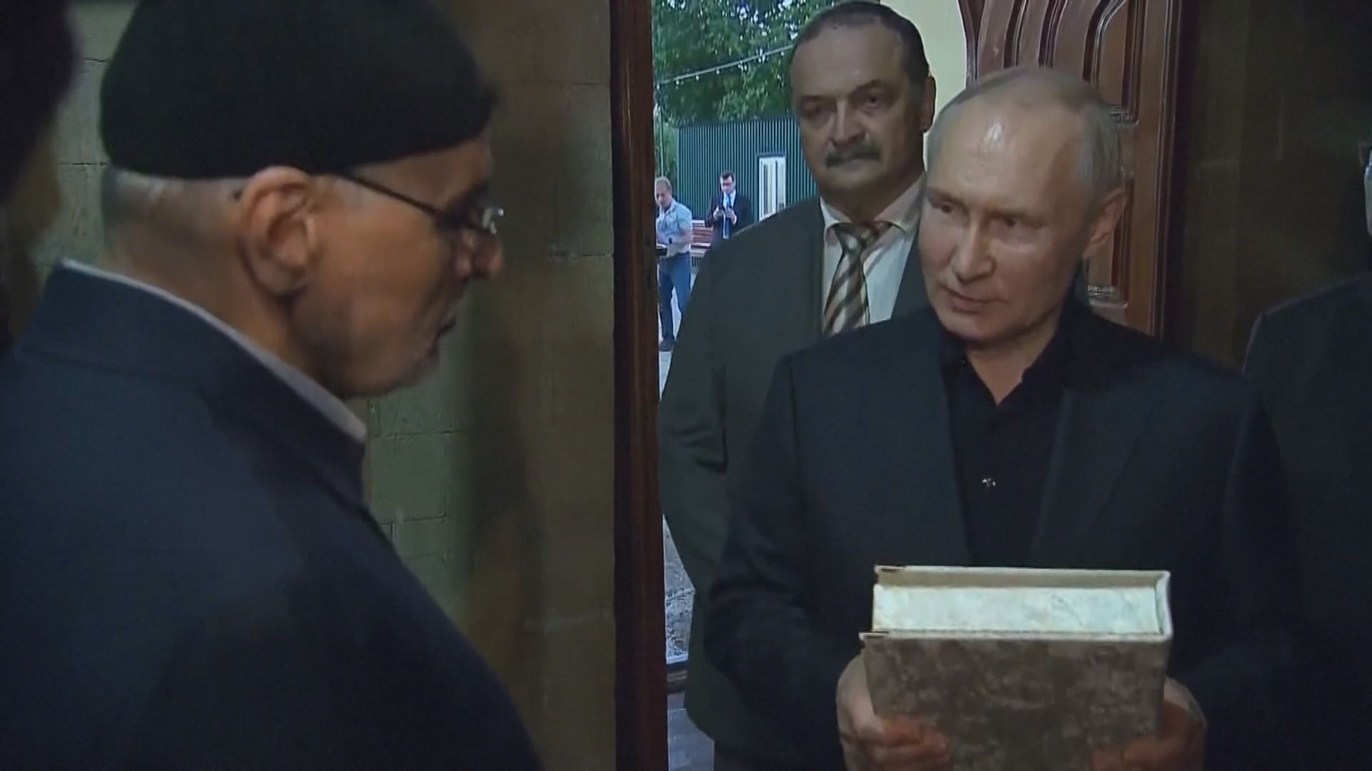 普京兵變事件後罕有公開露面到訪達吉斯坦