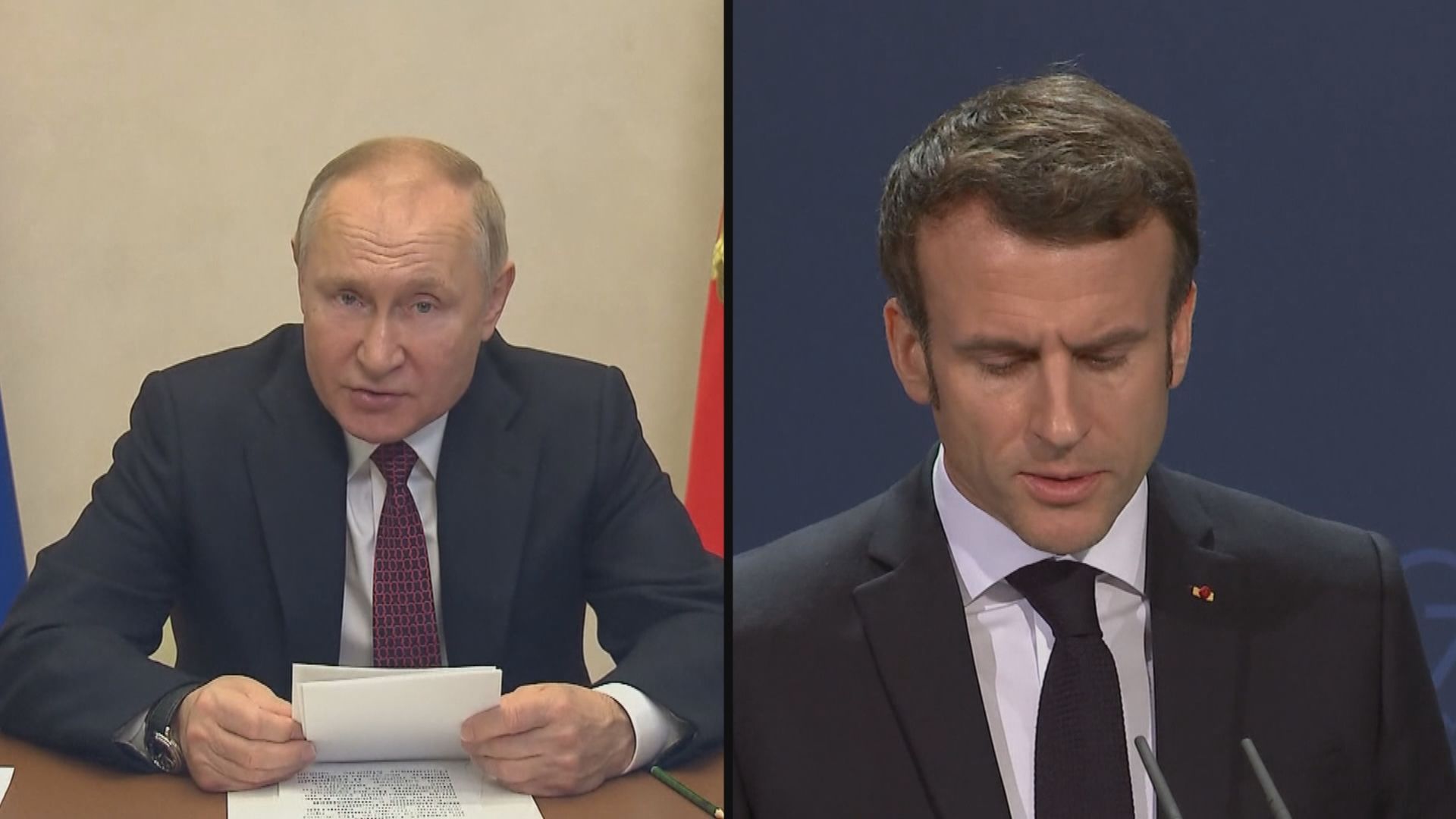 俄法領袖商討烏克蘭局勢