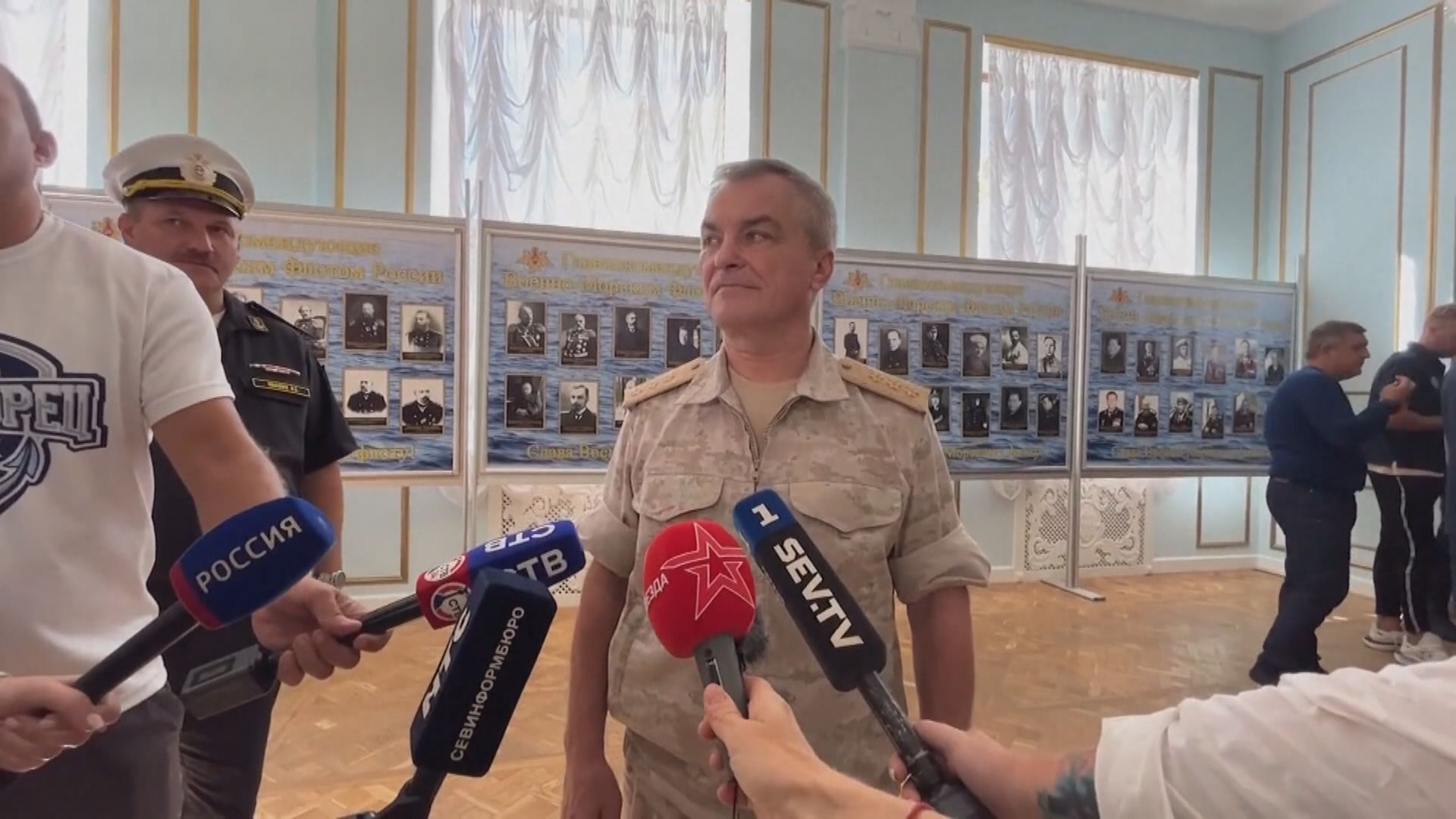 俄羅斯再度發布黑海艦隊司令片段