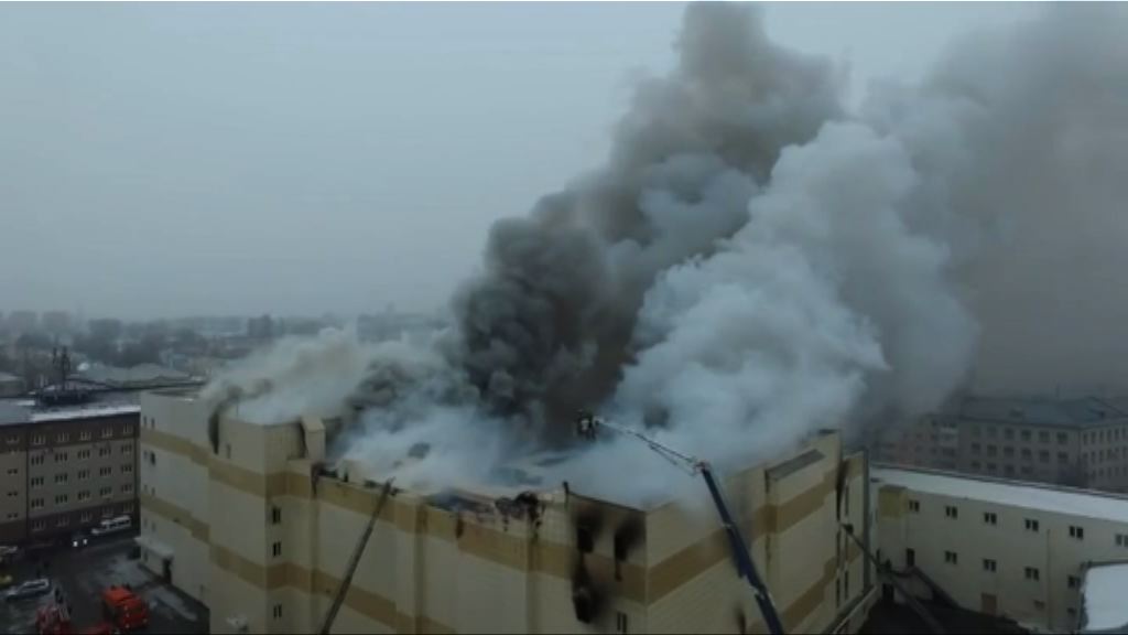 俄羅斯西伯利亞商場大火逾50死