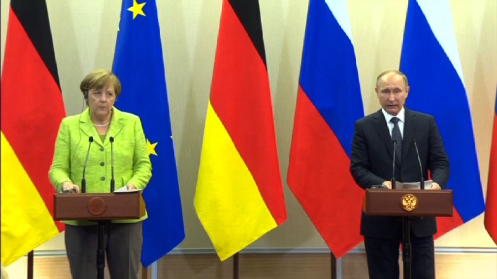 俄德領袖商烏克蘭及敘利亞局勢