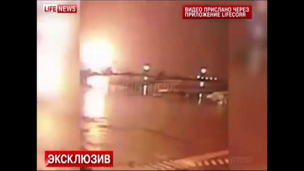 傳媒指迪拜航空客機墜毀前起火