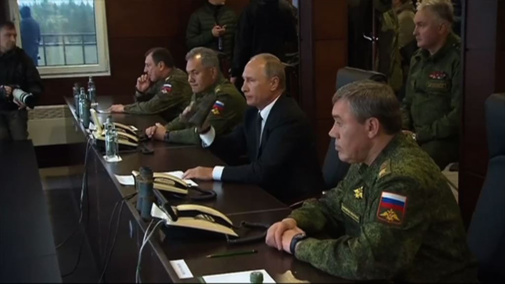 普京視察與白俄羅斯聯合軍演