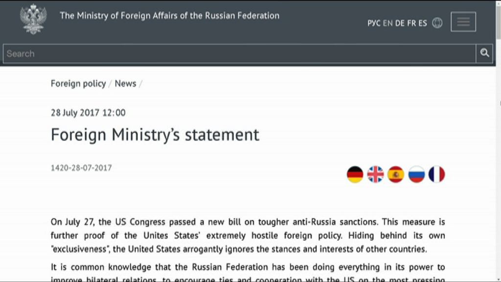 報復美國制裁　俄削美駐俄外交人員