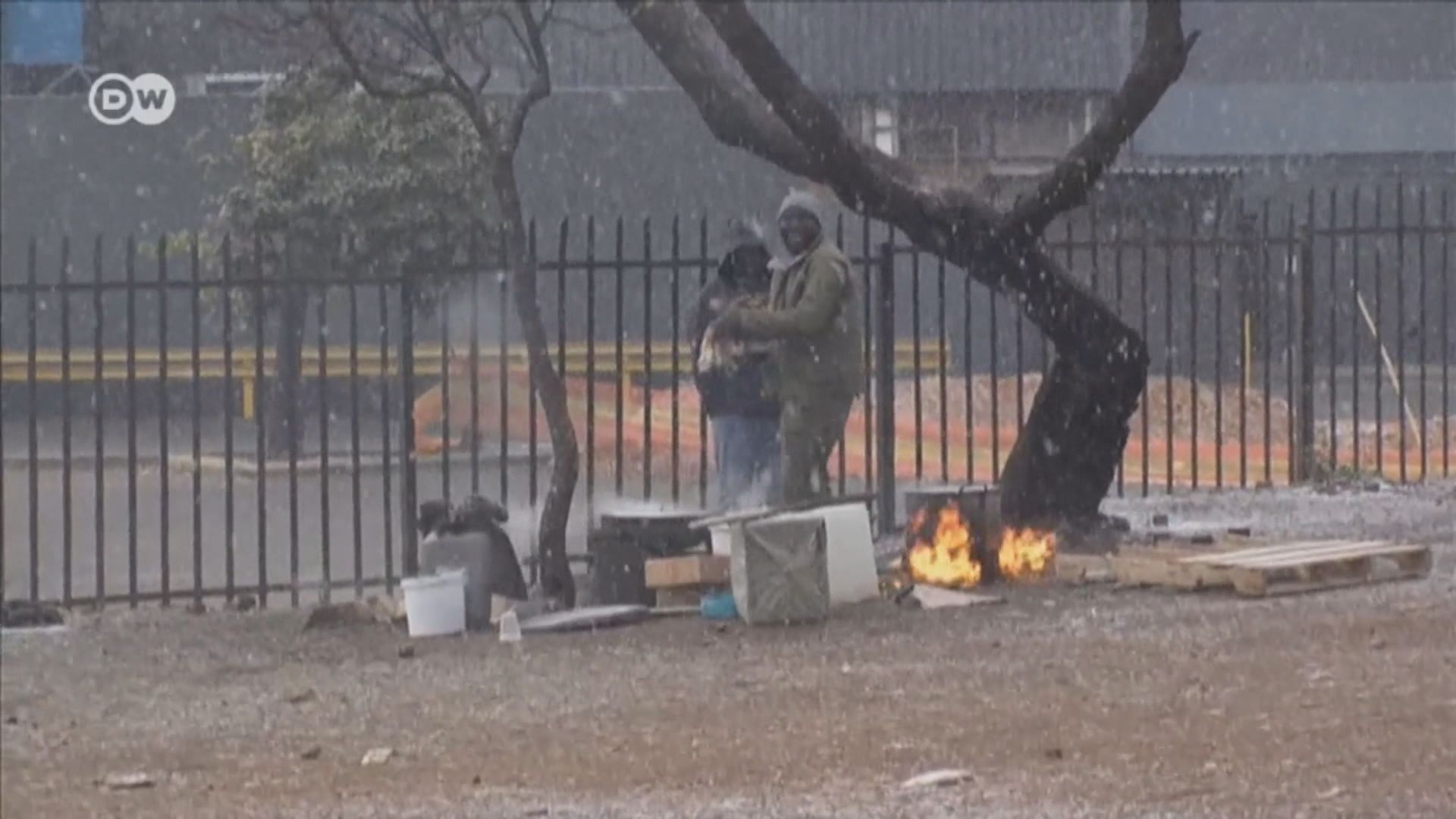 南非約翰內斯堡11年來首次罕有下雪