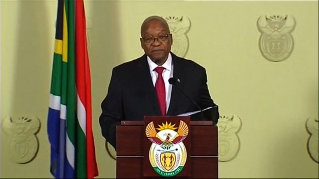 祖馬辭職即時生效　非國大歡迎決定