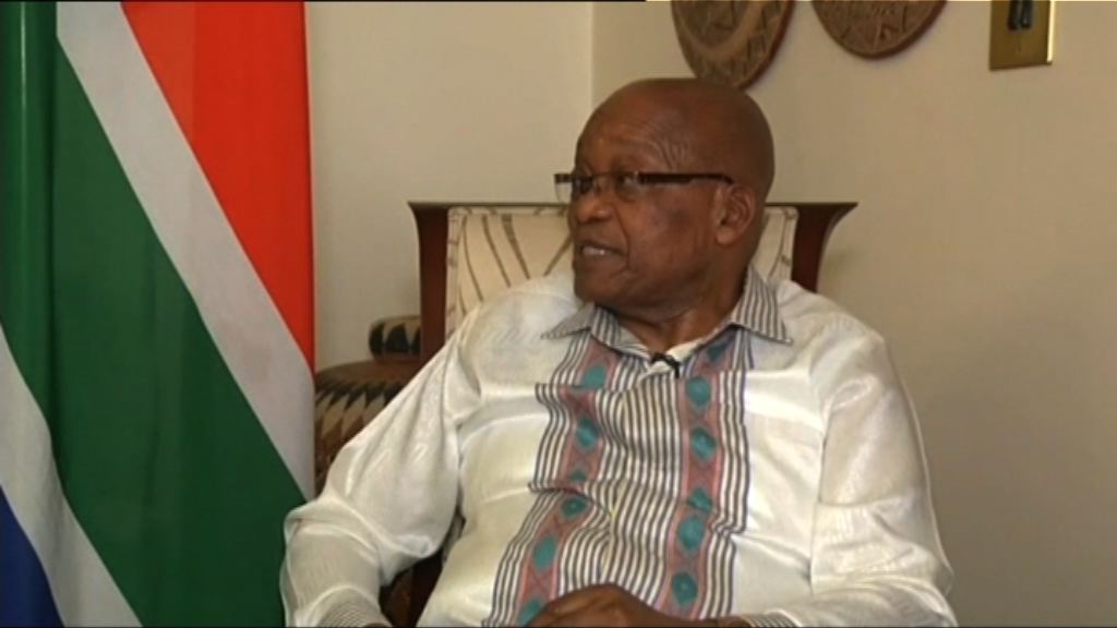 南非總統祖馬建議完成金磚國家會議後下台