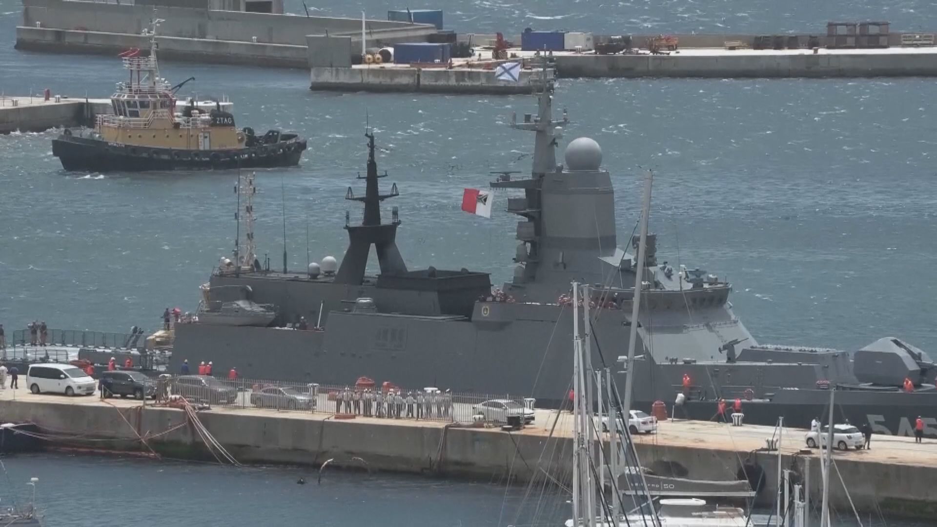 中國等金磚成員國軍艦於南非參加海上聯合演習