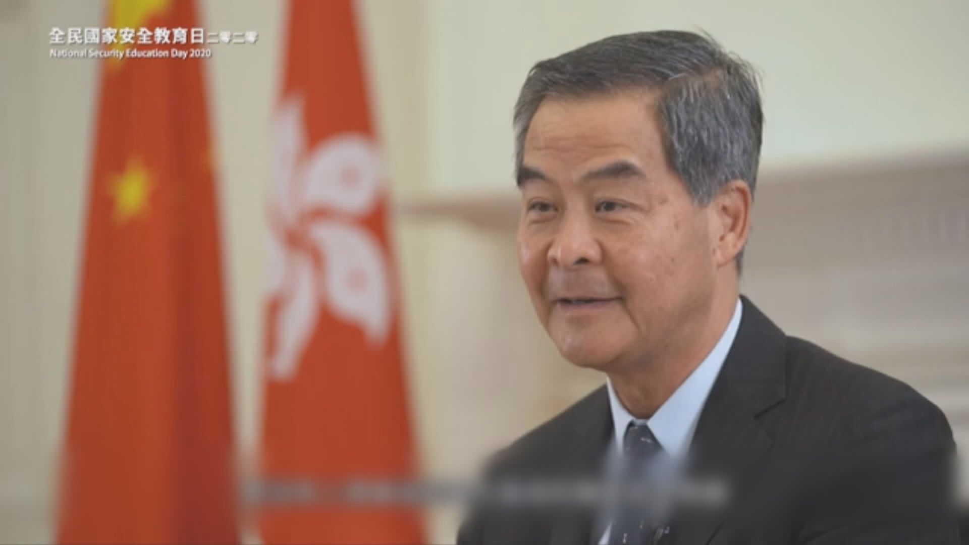 梁振英：反對派成英美對華較勁的棋子