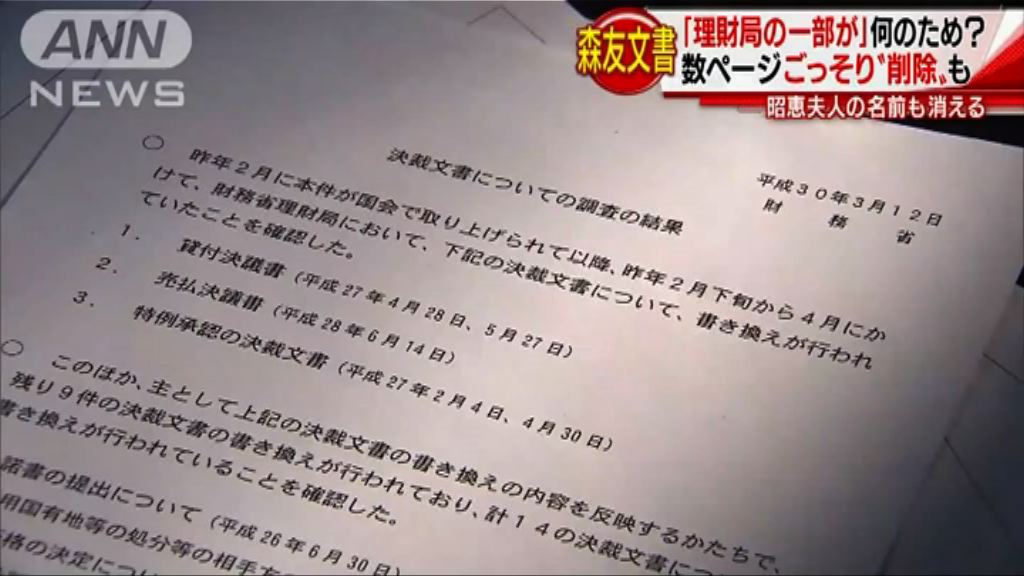 分析：財務省竄改公文比賣地風波政治衝擊更大