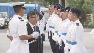 航海學校畢業操 林世雄冀畢業生貢獻香港海運業