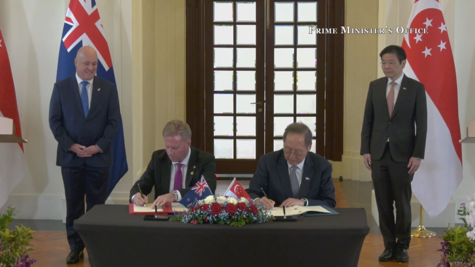 新加坡與新西蘭簽署協定　承諾危機時確保基本物資流通
