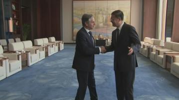 布林肯離開上海轉往北京訪問