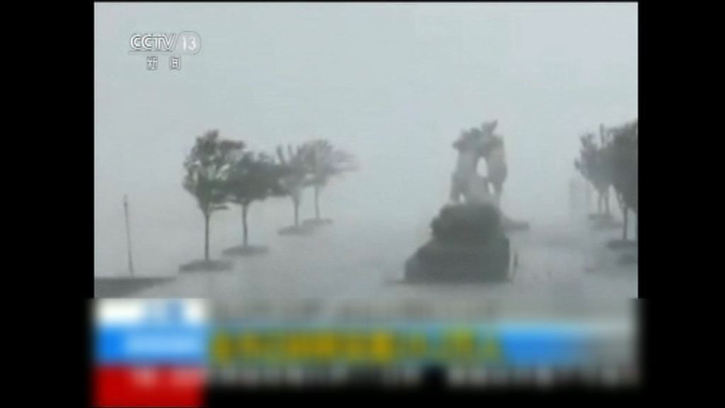 熱帶風暴安比登陸上海