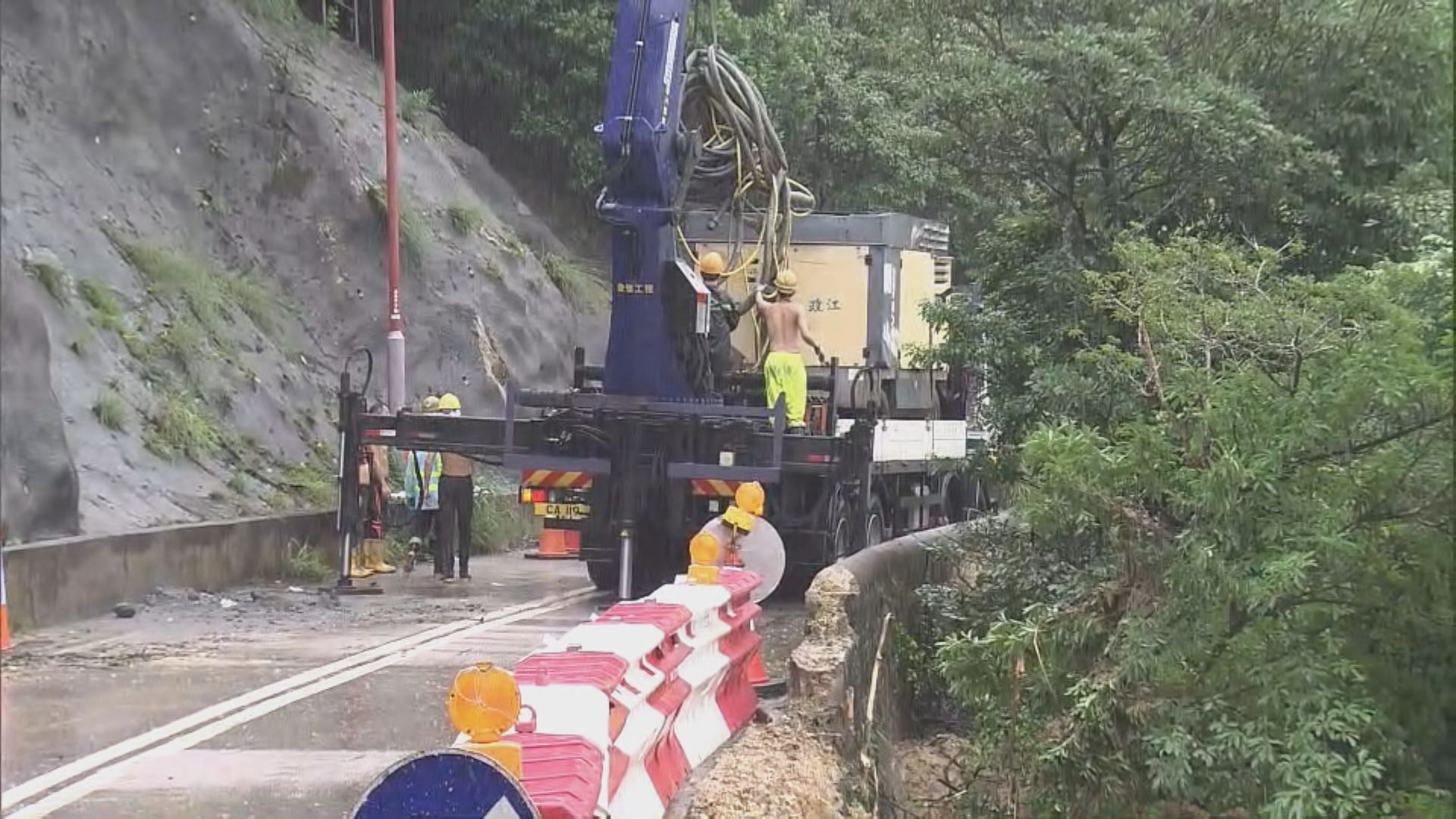 石澳道重開 部分路段要單線雙程行車