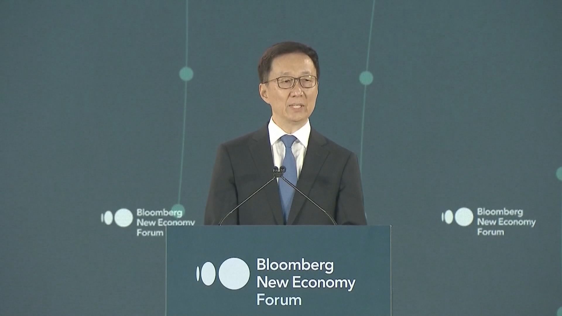 韓正稱中方願與美國加強溝通對話 李顯龍指北京並非衝動好戰