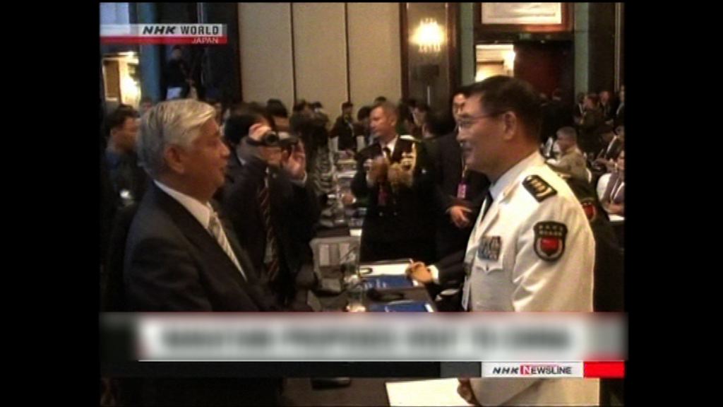 日防衛相中谷元向中方表達訪華訴求