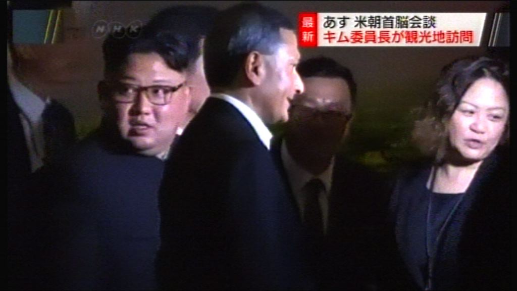 新加坡外長等官員陪同金正恩夜遊