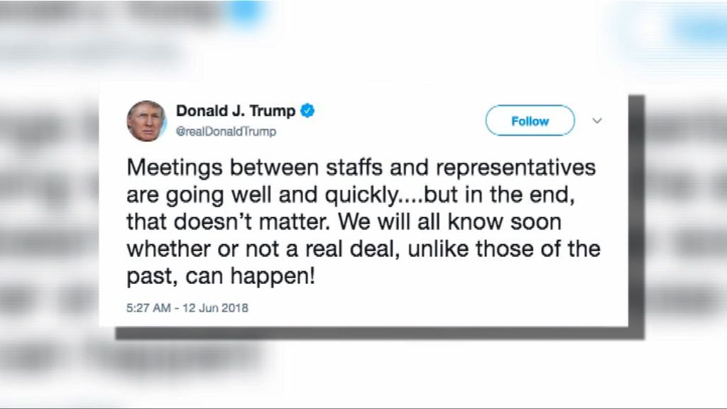 美朝峰會　特朗普：很快知道是否達成真實協議