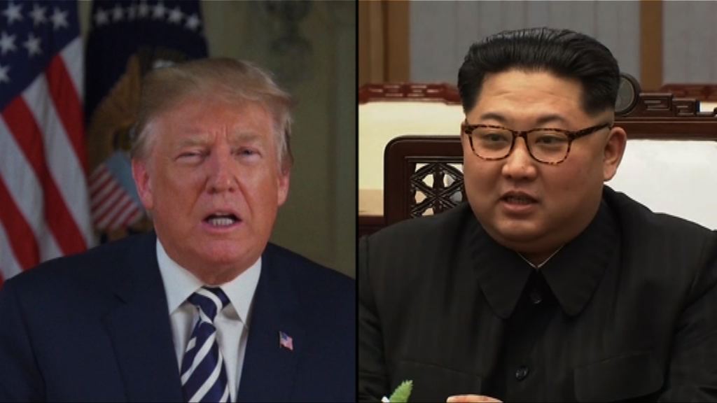 料特朗普金正恩周日抵新加坡