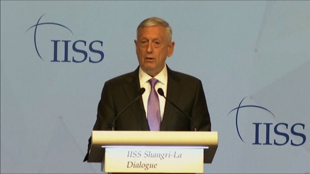 美國將繼續向台提供防禦軍備