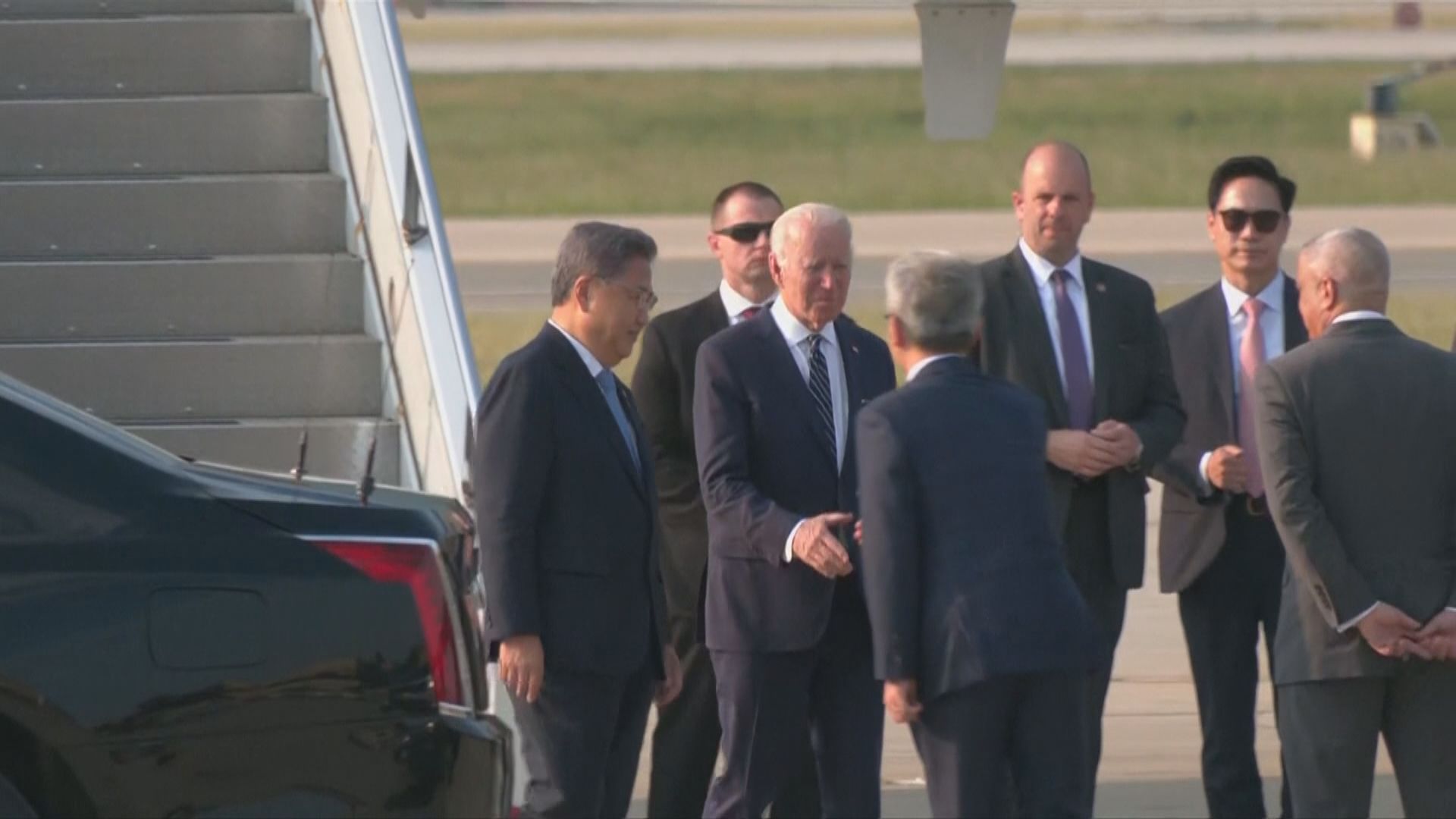 拜登抵達南韓　展開任內首個亞洲訪問行程