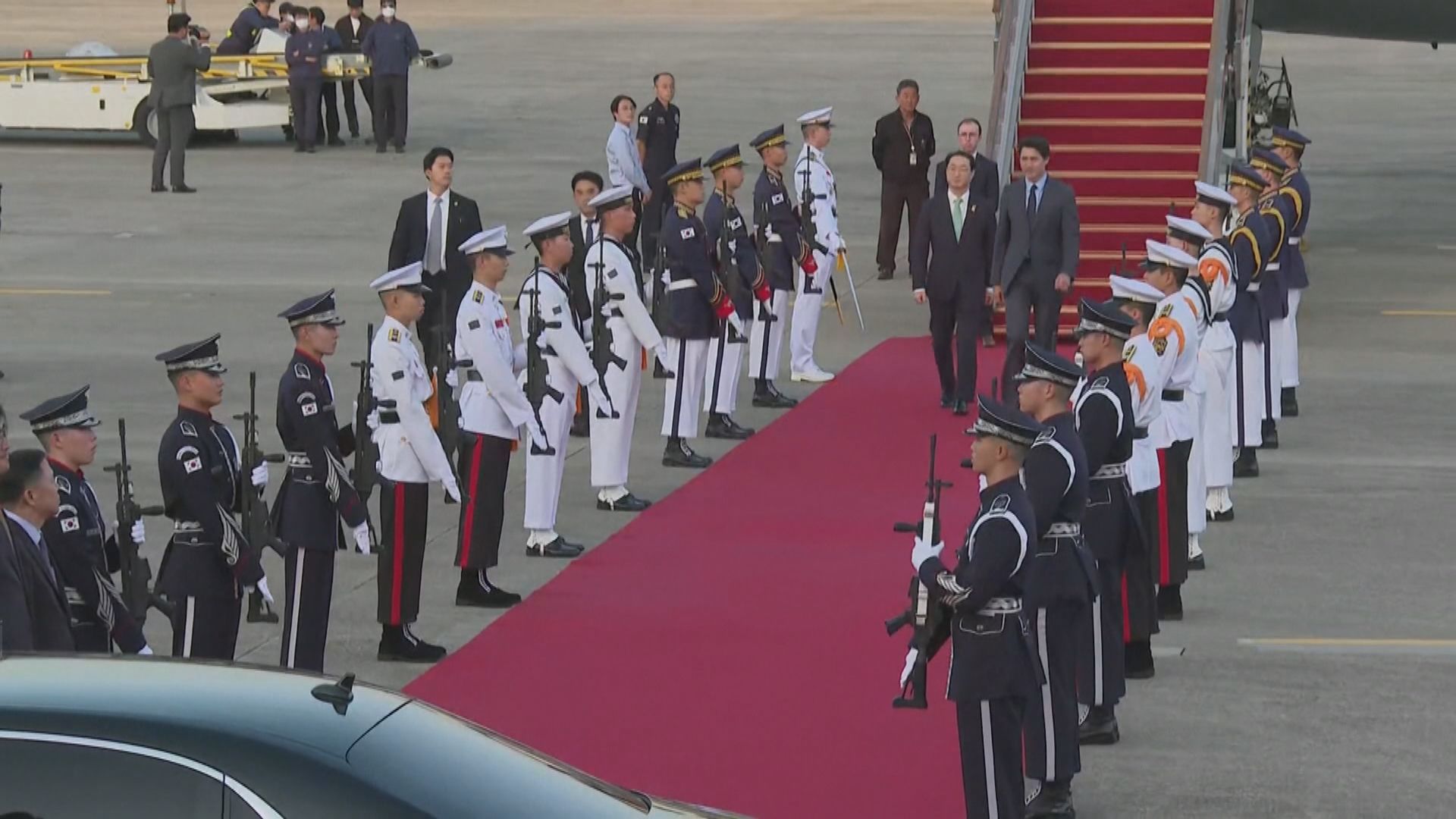 加拿大總理杜魯多訪問南韓三天