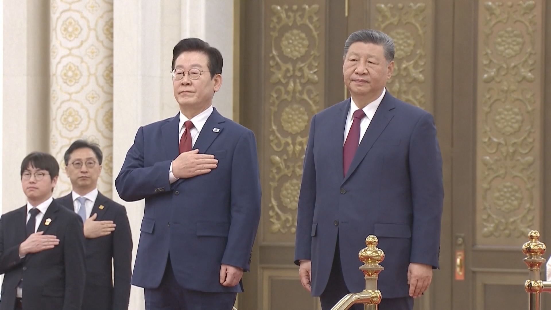 習近平會見南韓總統李在明