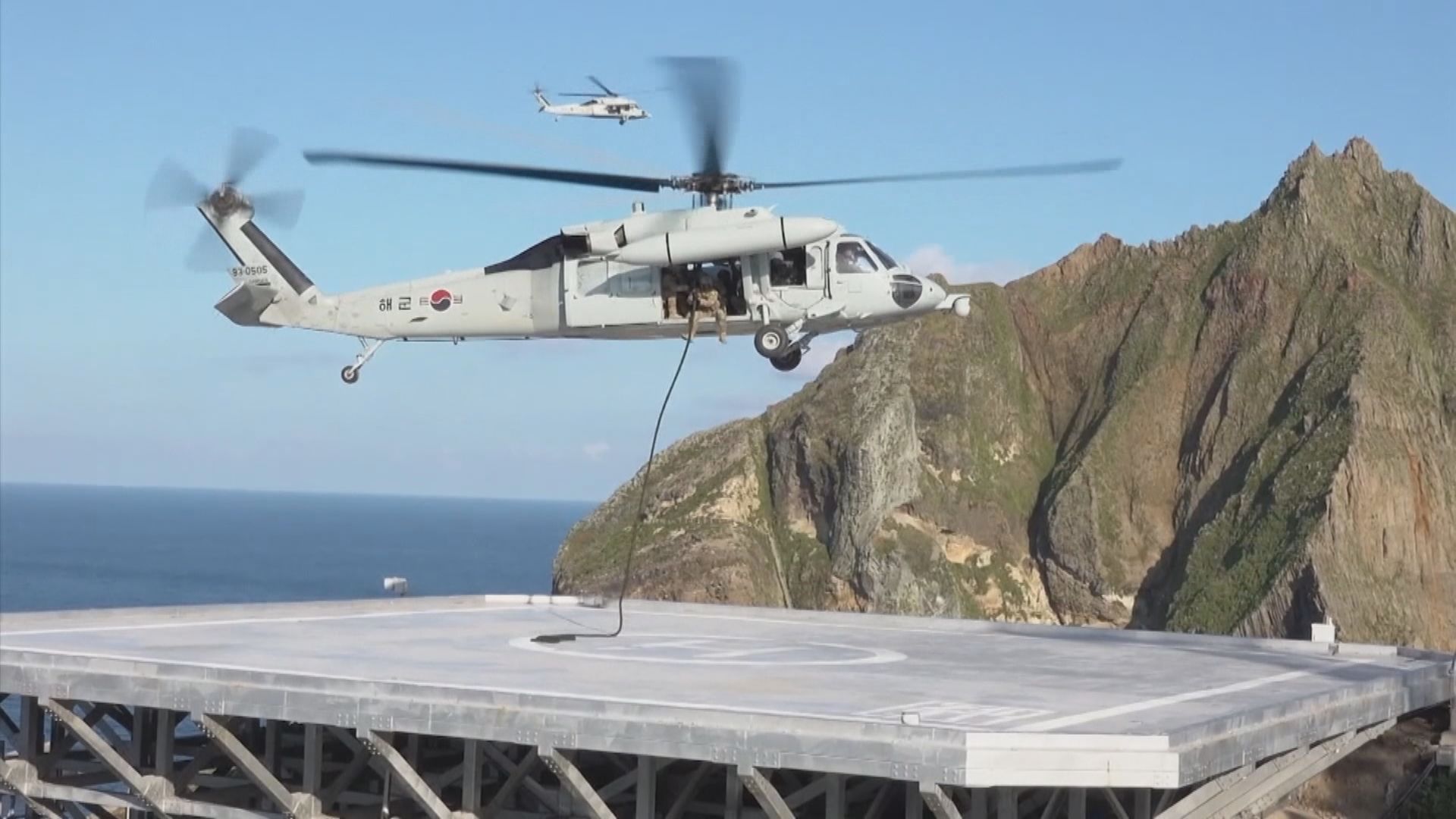 南韓於獨島進行防禦演習　規模比上次小