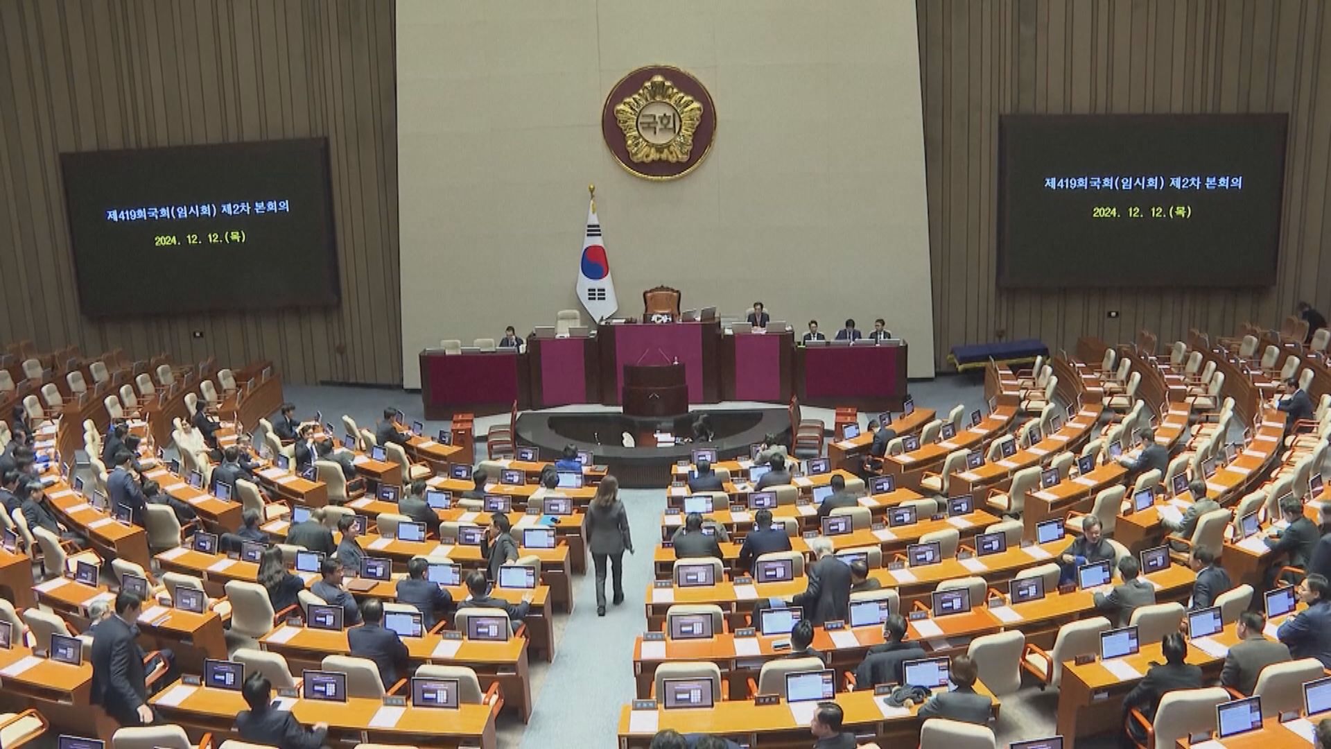 南韓國會通過法案　委任獨立檢察官調查尹錫悅通過緊急戒嚴