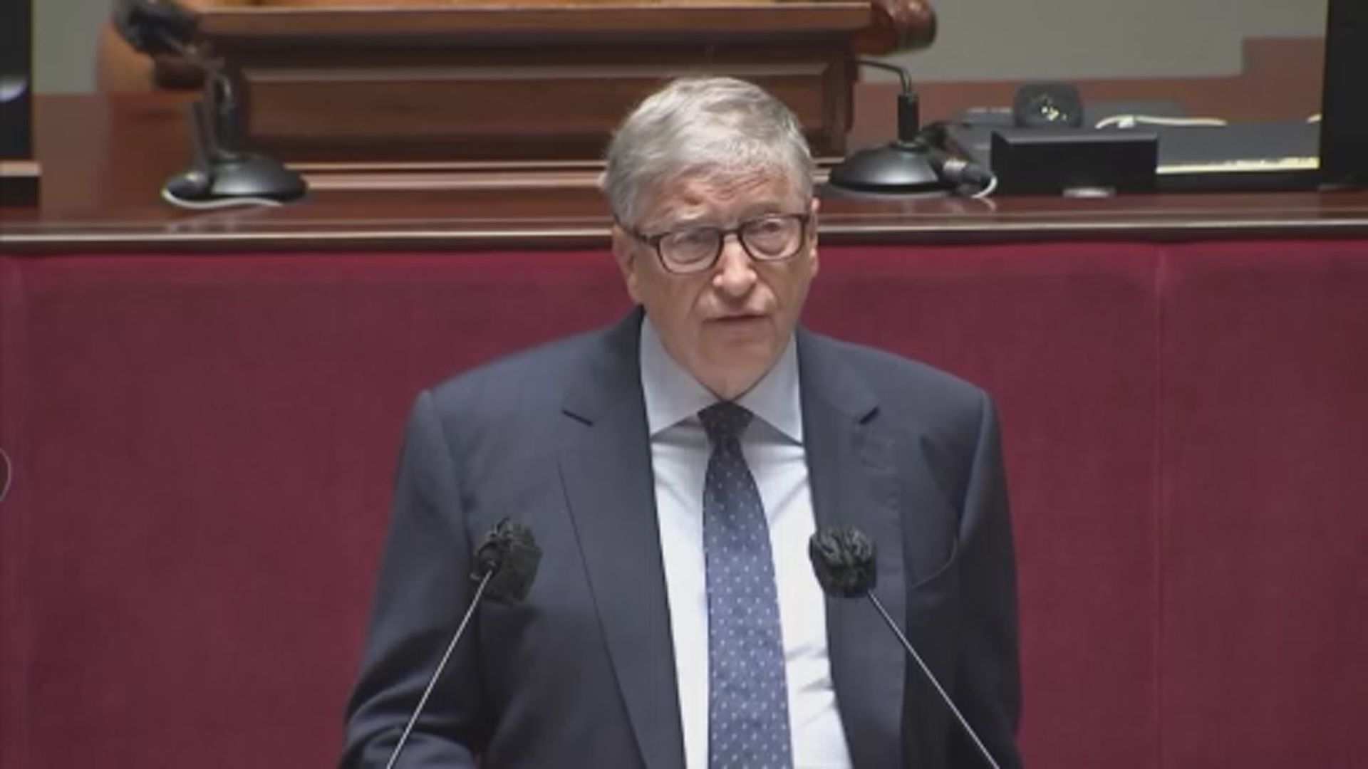 蓋茨在南韓國會演說　呼籲合作對抗傳染病