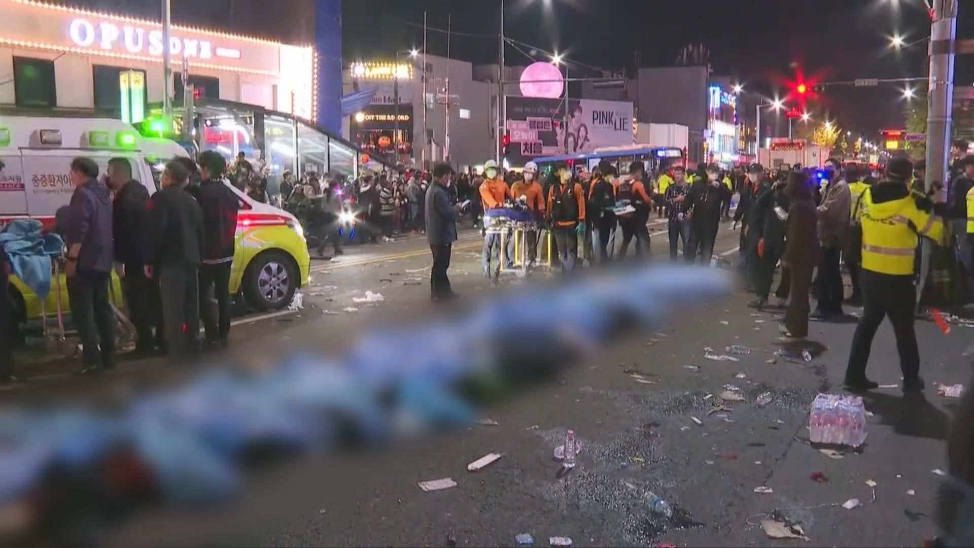 南韓梨泰院萬聖節派對期間人踩人　逾200人死傷