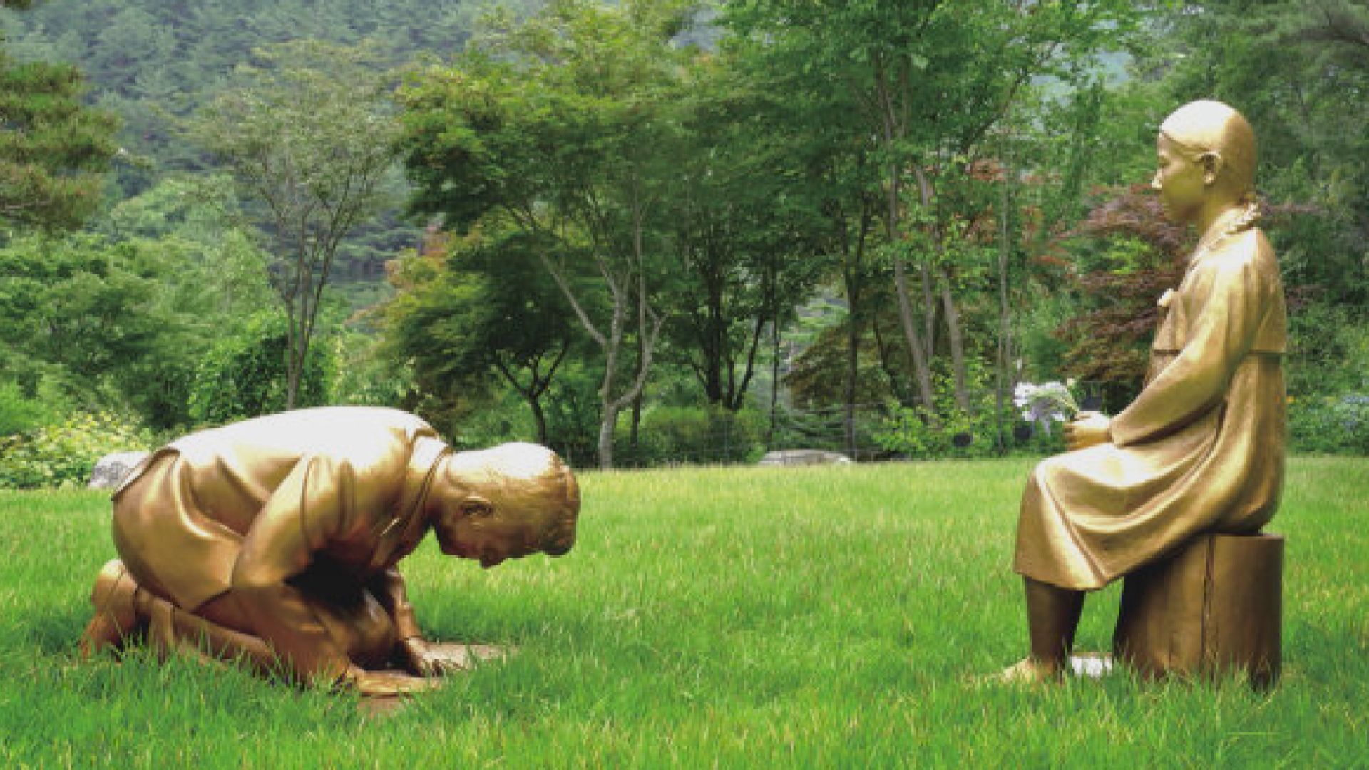 南韓雕像疑影射安倍晉三向慰安婦下跪　日方表示強烈不滿