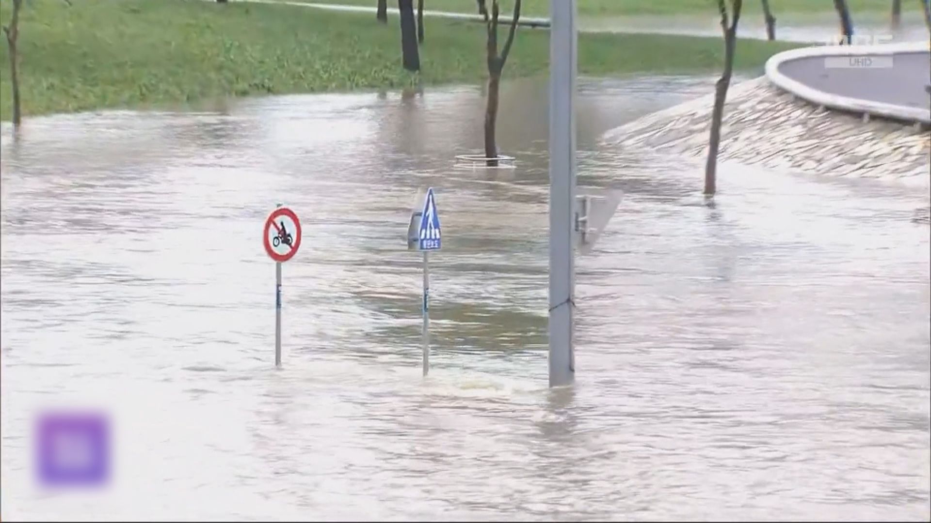 南韓廣泛地區暴雨 四千戶停電、一人失蹤